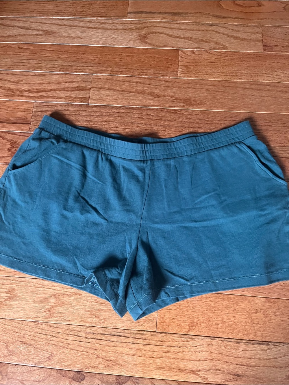 Candace Cameron Bure Green Athletic Lounge Shorts